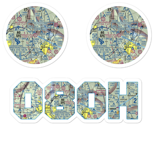 Kenley Airport (08OH) VFR Sectional Sticker Pack