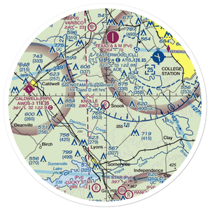 Knolle Ranch Airport (08XA) VFR Sectional Sticker (30 mile)
