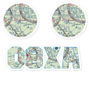 Knolle Ranch Airport (08XA) VFR Sectional Sticker Pack