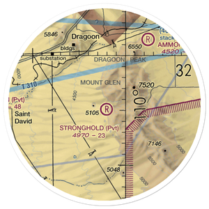 Stronghold Airport (09AZ) VFR Sectional Sticker (20 mile)