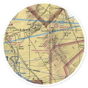 Stronghold Airport (09AZ) VFR Sectional Sticker (30 mile)