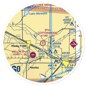 Cottonwood Field (09CO) VFR Sectional Sticker (20 mile)