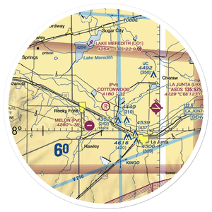 Cottonwood Field (09CO) VFR Sectional Sticker (30 mile)