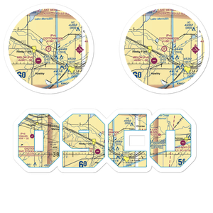 Cottonwood Field (09CO) VFR Sectional Sticker Pack