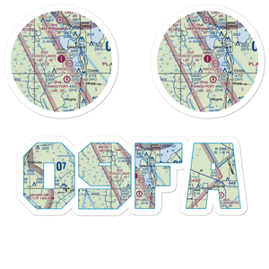 Placid Lakes Airport (09FA) VFR Sectional Sticker Pack
