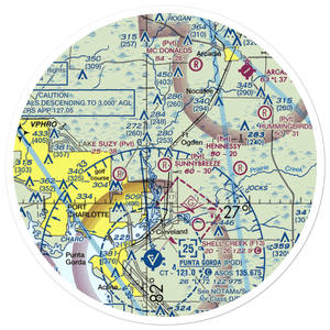 Sunnybreeze Airport (09FL) VFR Sectional Sticker (30 mile)