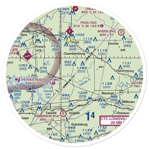 Gibbons Field (09II) VFR Sectional Sticker (30 mile)
