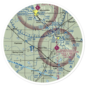 W Johnson Field (09MN) VFR Sectional Sticker (30 mile)