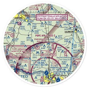 William Irving Lewis Airport (09NC) VFR Sectional Sticker (30 mile)