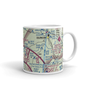 William Irving Lewis Airport (09NC) VFR Sectional  Mug