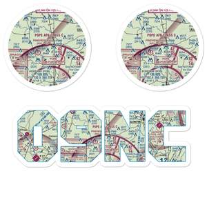 William Irving Lewis Airport (09NC) VFR Sectional Sticker Pack