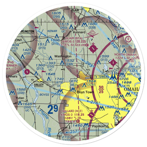 Summer Hill Farm Airport (09NE) VFR Sectional Sticker (30 mile)