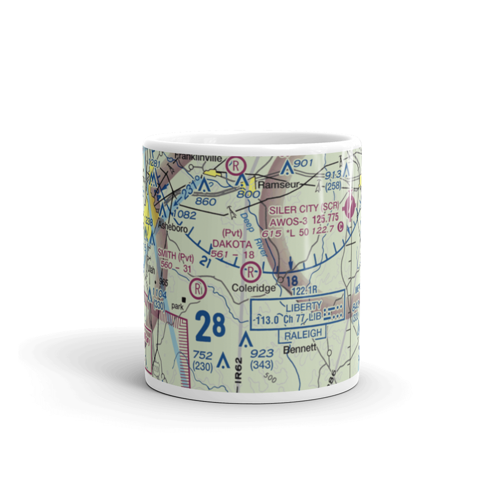 Dakota Air Ranch Airport (09NR) VFR Sectional  Mug 