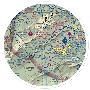 Eagle Field (09PA) VFR Sectional Sticker (30 mile)
