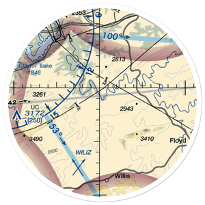 Alum Ridge STOLport (09VA) VFR Sectional Sticker (20 mile)