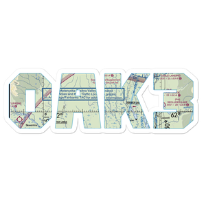 Parker Lake Airport (0AK3) VFR Sectional Sticker