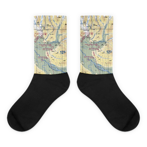 Young Creek Airport (0AK5) VFR Sectional Socks