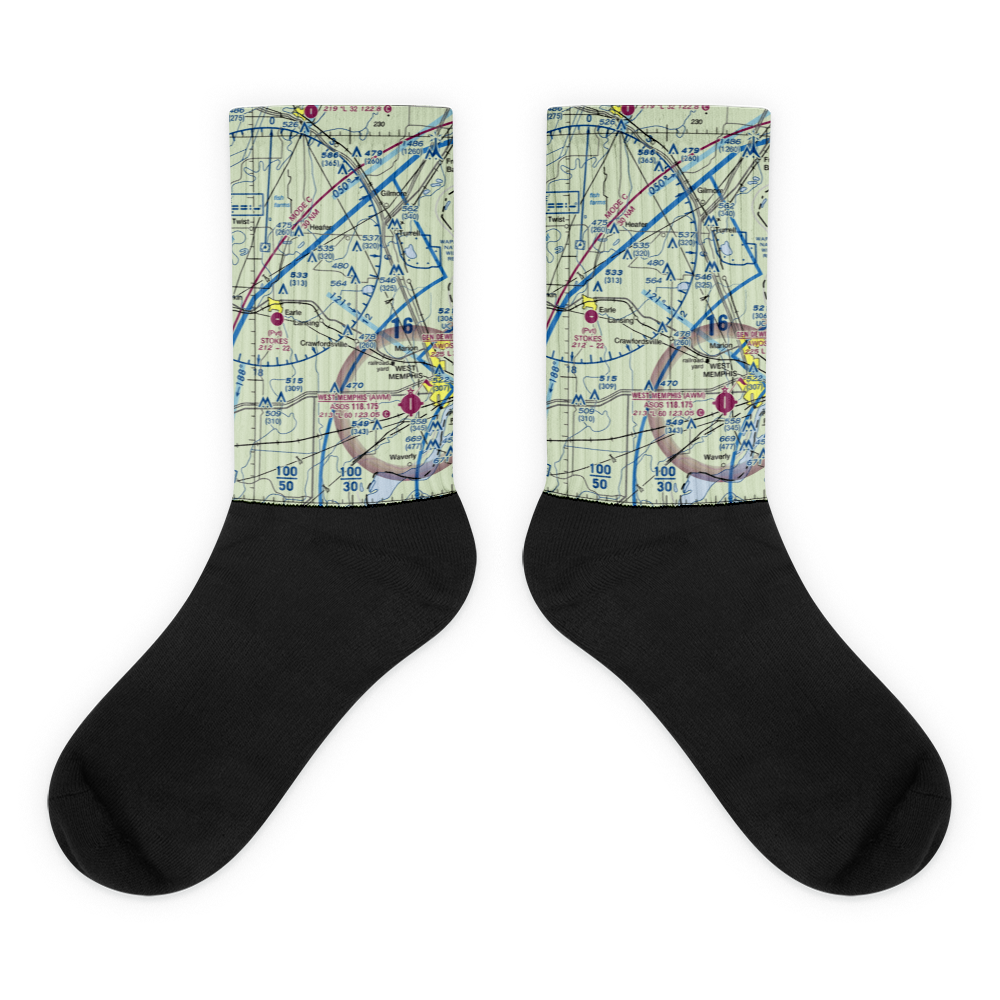 Mission Field-Marotti Memorial Airport (0AR2) VFR Sectional Socks 