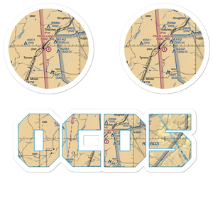 Pinon Canyon Airport (0CD5) VFR Sectional Sticker Pack