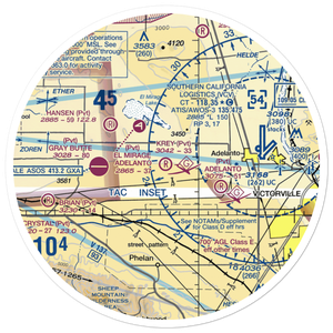 Krey Field Airport (0CL1) VFR Sectional Sticker (30 mile)