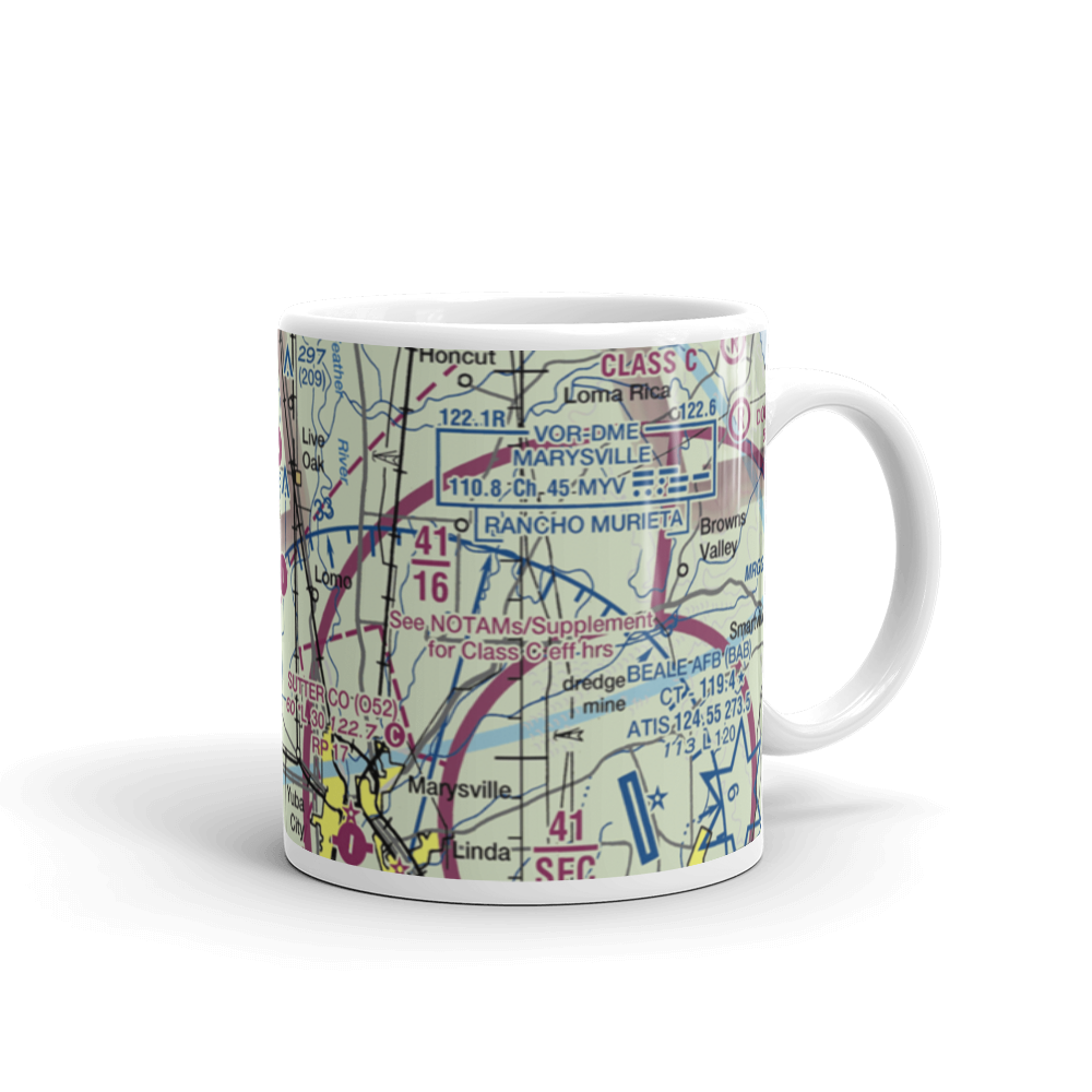 Sutter Butte Dusters Airport (0CN2) VFR Sectional  Mug 