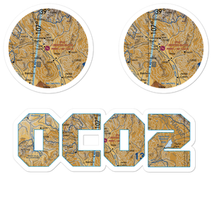 Crested Butte Airpark (0CO2) VFR Sectional Sticker Pack