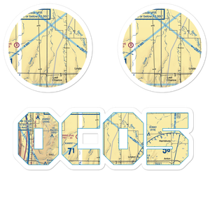 Chenoweth Airport (0CO5) VFR Sectional Sticker Pack
