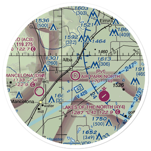 Air Park North (MI30) VFR Sectional Sticker (20 mile)