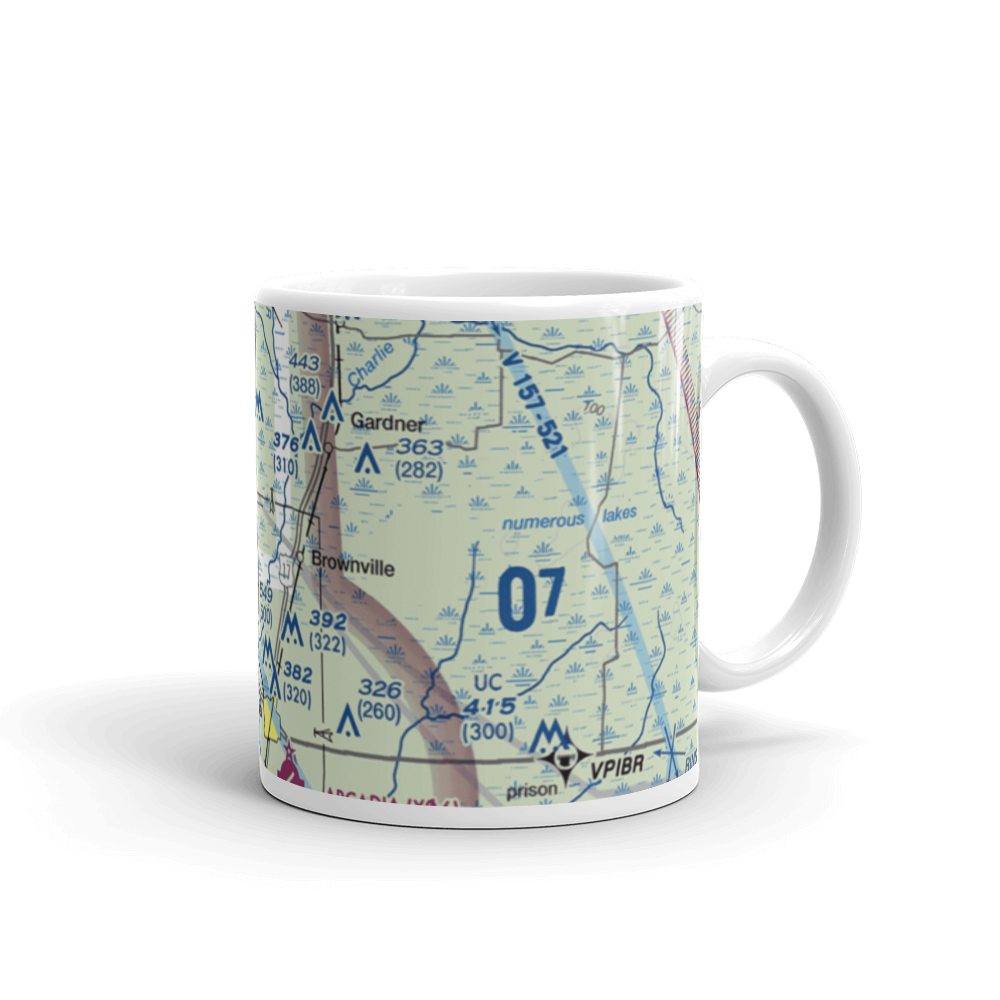 Ott's Landing Airport (0FA1) VFR Sectional  Mug 