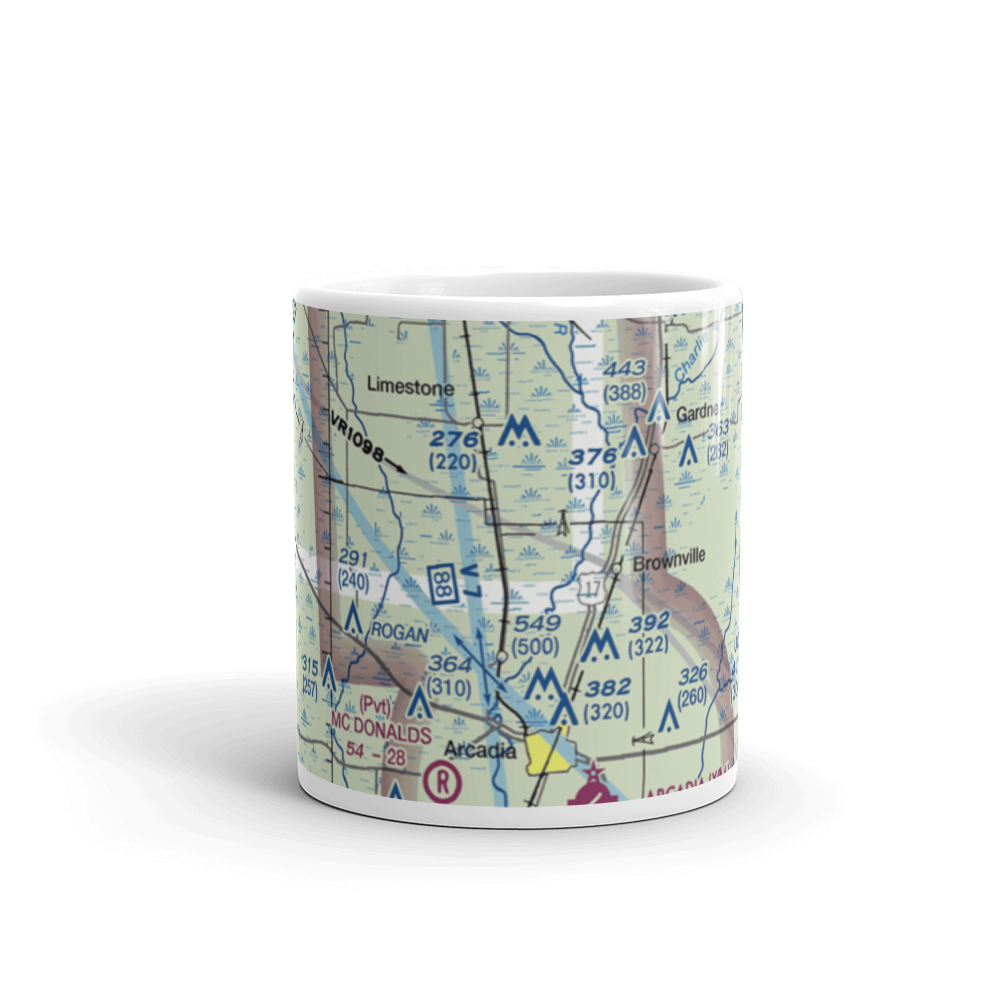 Ott's Landing Airport (0FA1) VFR Sectional  Mug 