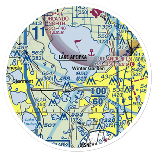 Briley Farm Seaplane Base (0FA5) VFR Sectional Sticker (20 mile)