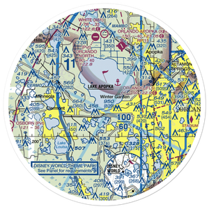 Briley Farm Seaplane Base (0FA5) VFR Sectional Sticker (30 mile)