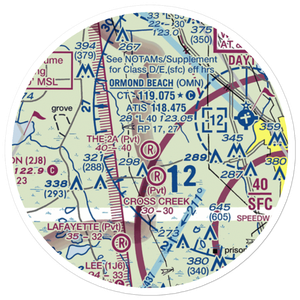 The 2A Ranch Airport (0FD0) VFR Sectional Sticker (20 mile)