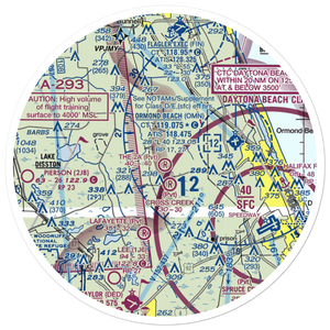 The 2A Ranch Airport (0FD0) VFR Sectional Sticker (30 mile)