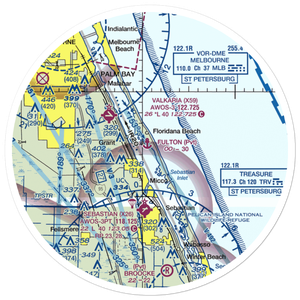Fulton Seaplane Base (0FD6) VFR Sectional Sticker (30 mile)