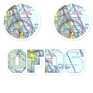 Fulton Seaplane Base (0FD6) VFR Sectional Sticker Pack