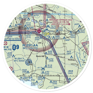 Joy Farms Airport (0FD9) VFR Sectional Sticker (30 mile)