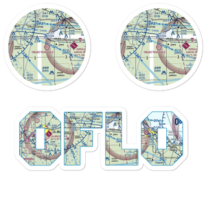 Harper's Fly-In Ranch Airport (0FL0) VFR Sectional Sticker Pack
