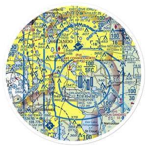 Lake Conway South Seaplane Base (0FL5) VFR Sectional Sticker (30 mile)