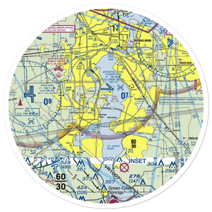 Gary Gale Seaplane Base (0FL8) VFR Sectional Sticker (30 mile)