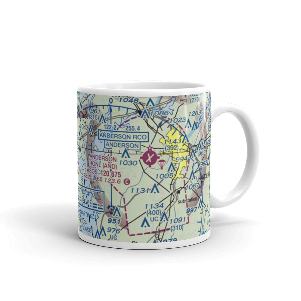 Mustang Field (0GA1) VFR Sectional  Mug 