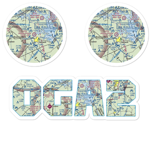 Airnautique, Inc. Airport (0GA2) VFR Sectional Sticker Pack