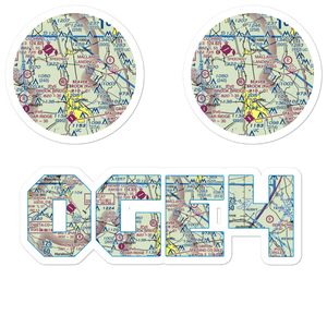 Pecan Patch Airstrip (0GE4) VFR Sectional Sticker Pack
