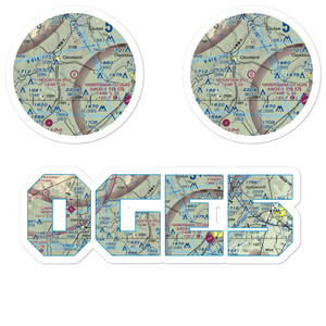 Mountain Airpark (0GE5) VFR Sectional Sticker Pack