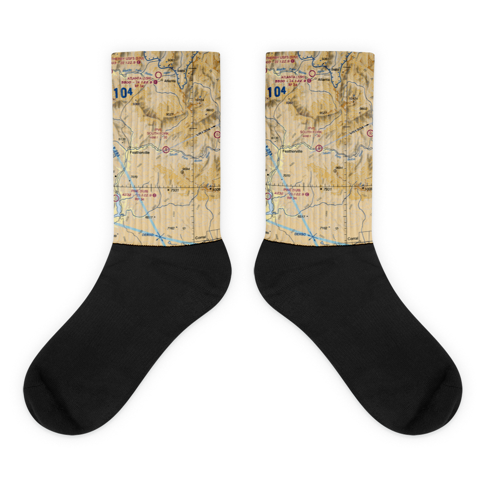 South Fork Ranch Airport (0ID0) VFR Sectional Socks 