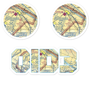 Coyote Run Airport (0ID3) VFR Sectional Sticker Pack