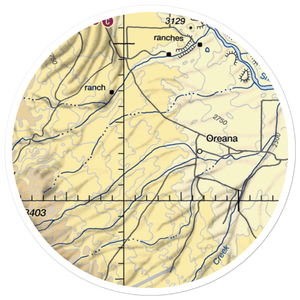 Ez Lope Ranch Airport (0ID5) VFR Sectional Sticker (20 mile)