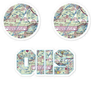 Winters Airport (0II9) VFR Sectional Sticker Pack