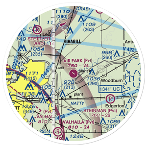 Air Park Field (0IN4) VFR Sectional Sticker (20 mile)