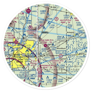 Air Park Field (0IN4) VFR Sectional Sticker (30 mile)